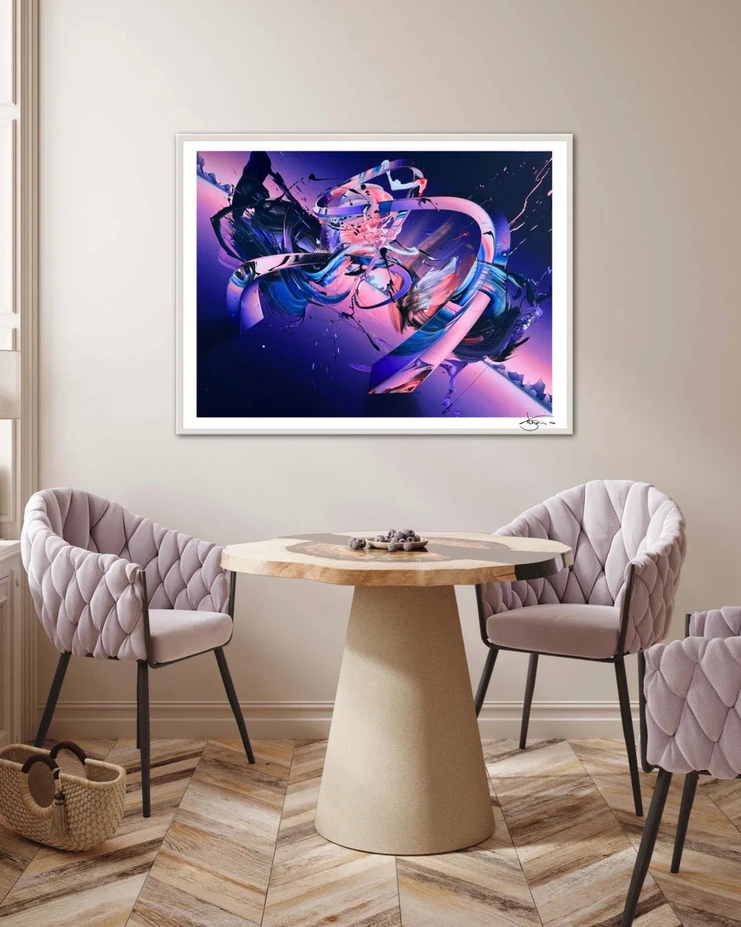 Quantum Entanglement - Art Print 30x40in. Fine Art Paper