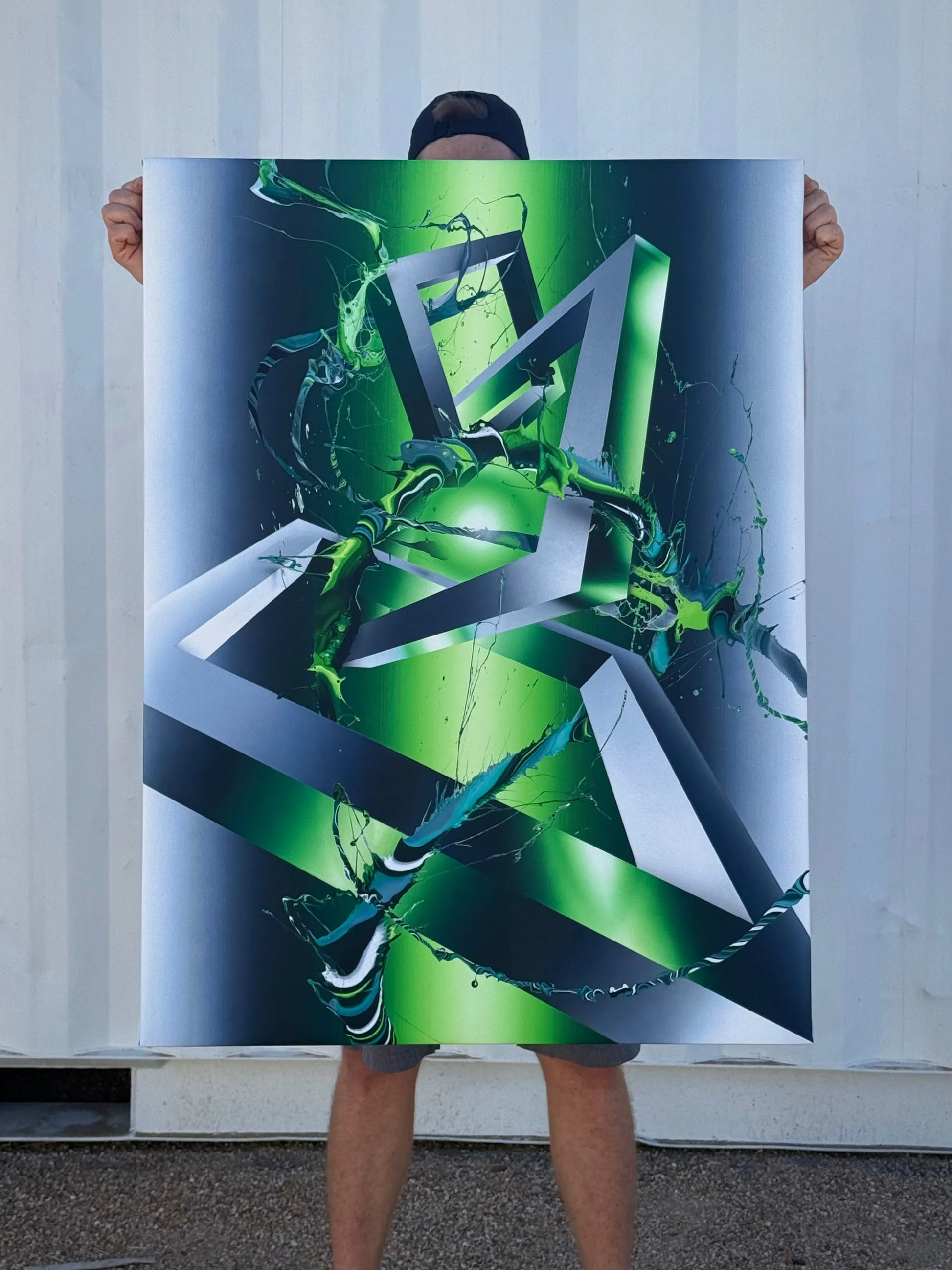 Phasora - Art Print 30x40in. Canvas (mounted)