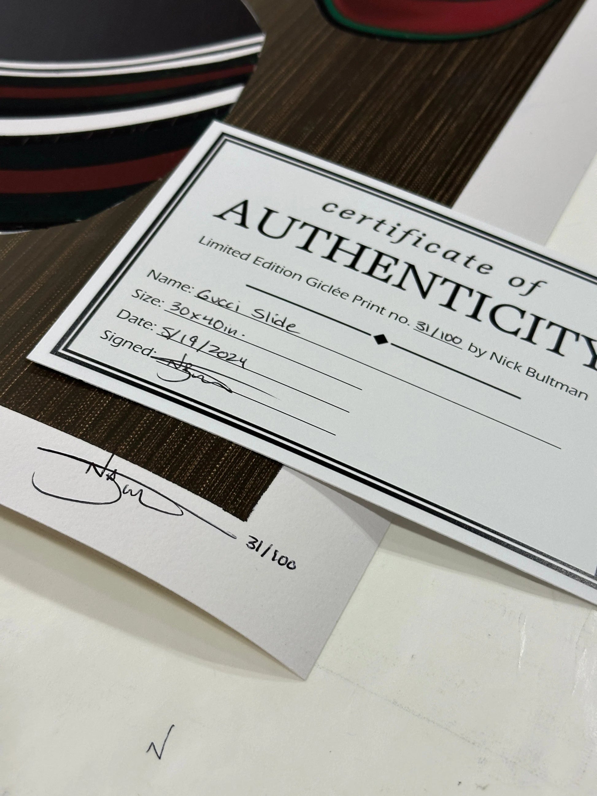 Limited edition gucci slides sales