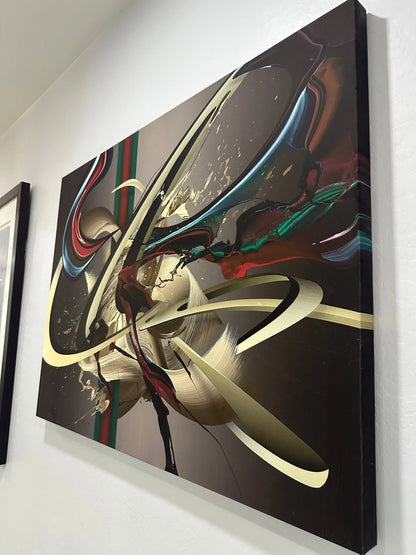 Gucci Flex - Art Print 18x24in. Canvas (mounted)