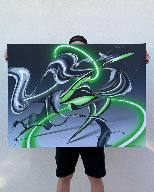 Outlier - Art Print 30x40in. Canvas (mounted)
