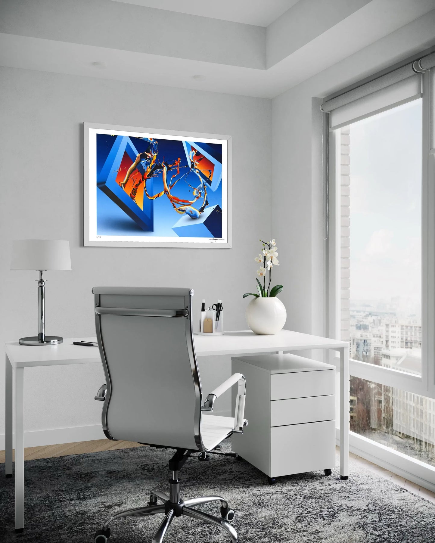 Portal Kinetics - Art Print Let it Fly (blue) Fine Art Paper