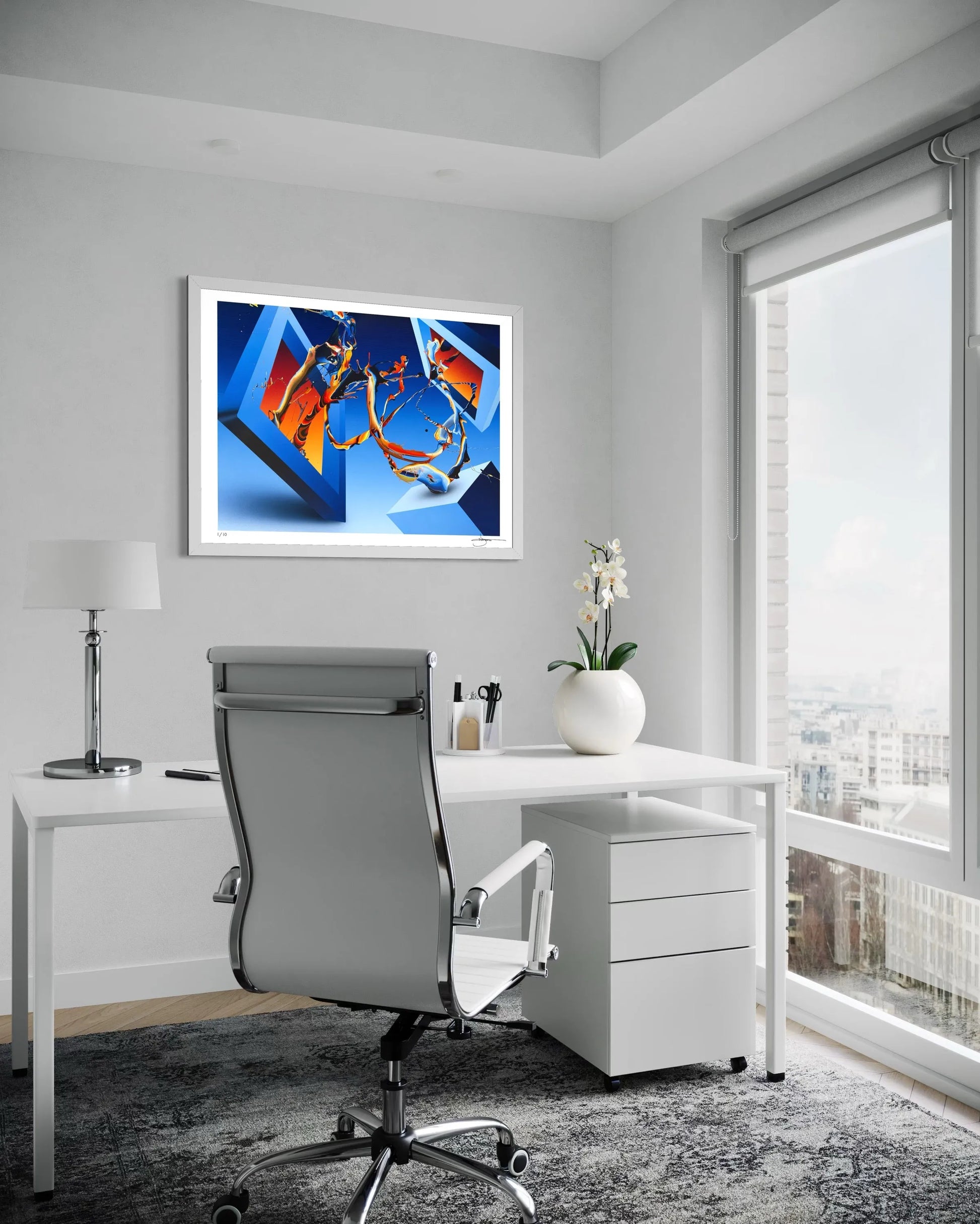 Portal Kinetics - Art Print Let it Fly (blue) Fine Art Paper
