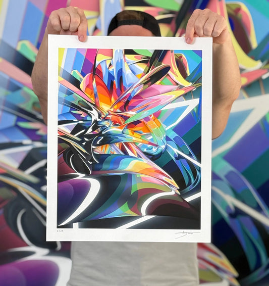 Xenofract - Art Print 16x20in. Fine Art Paper