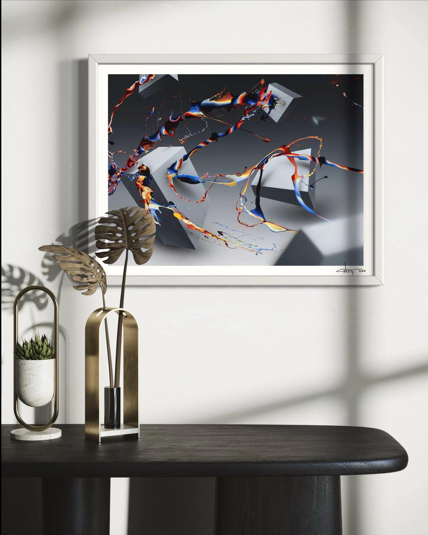 Ricochet - Art Print 18x24in. Fine Art Paper