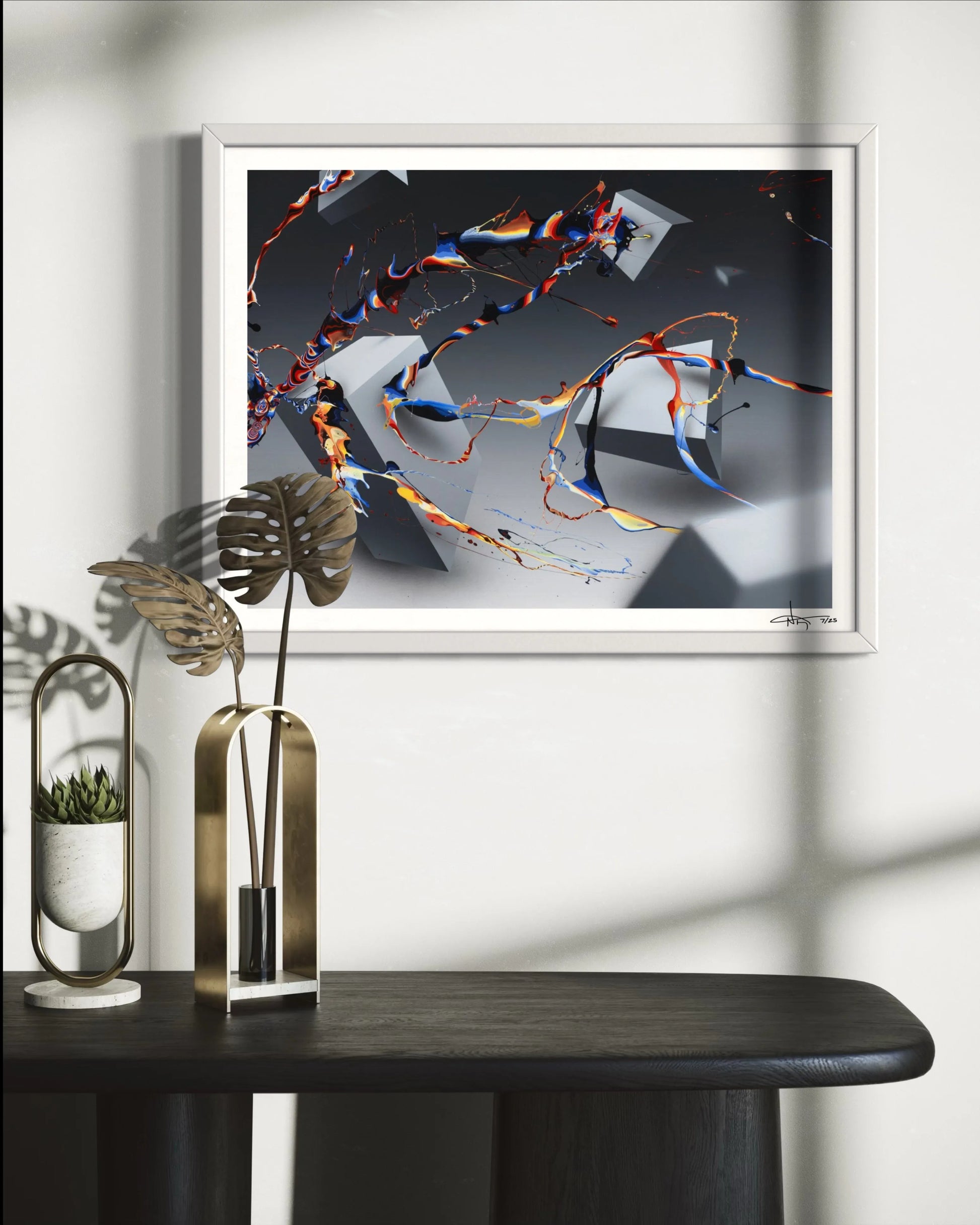 Ricochet - Art Print 18x24in. Fine Art Paper