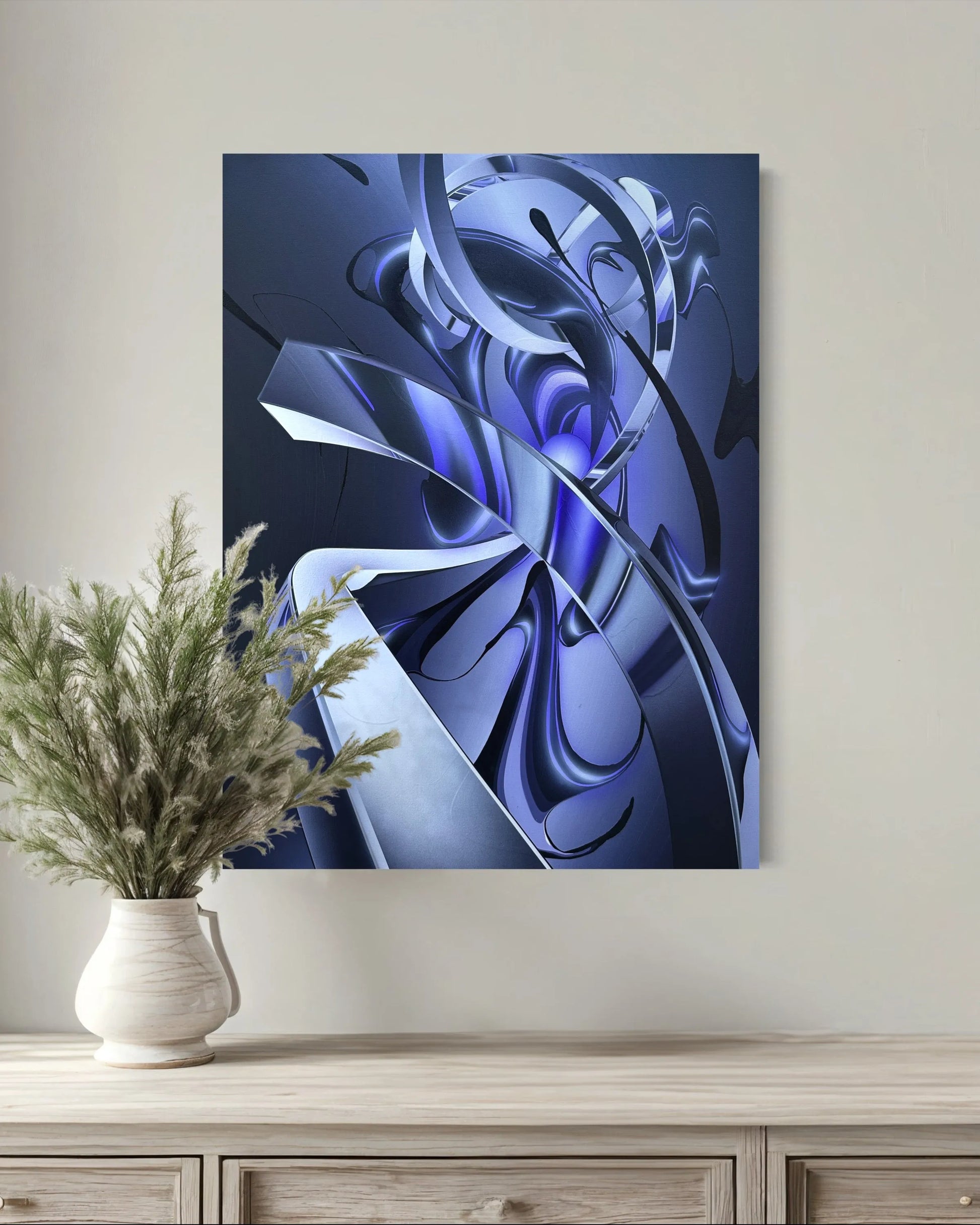 Pulse - Art Print 18x24in. Canvas (mounted)