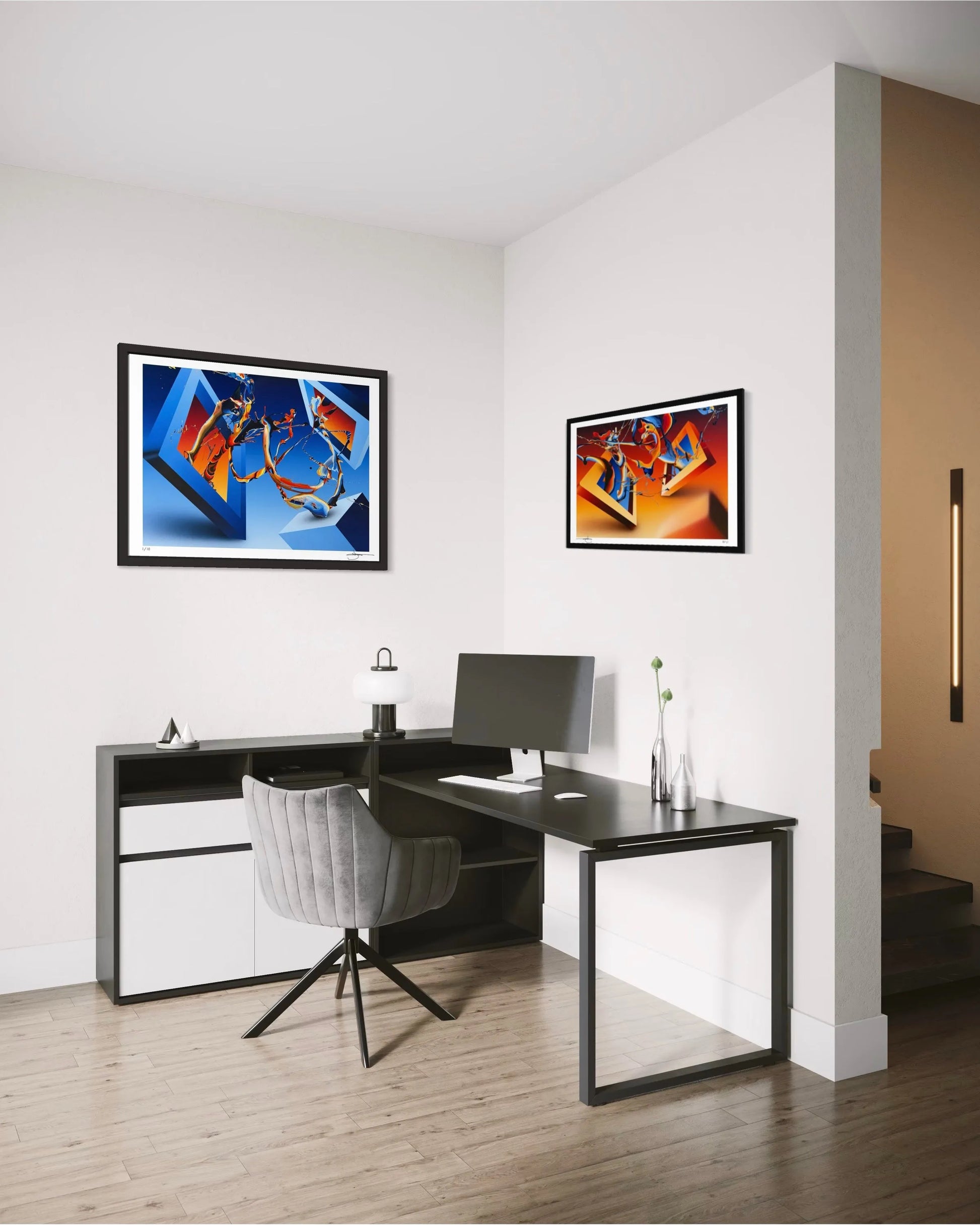 Portal Kinetics - Art Print Bundle discount (both) Fine Art Paper
