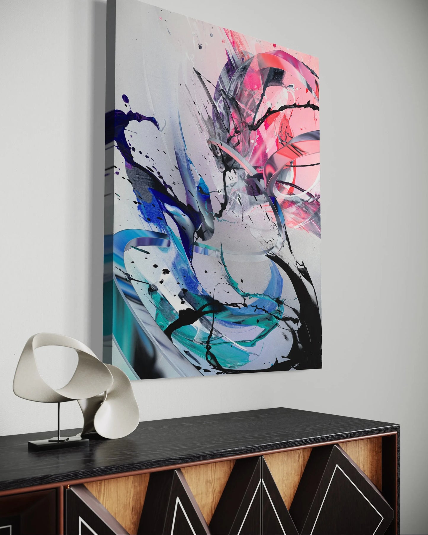 Collisions of Lucidity - Art Print 30x40in. Canvas (mounted)