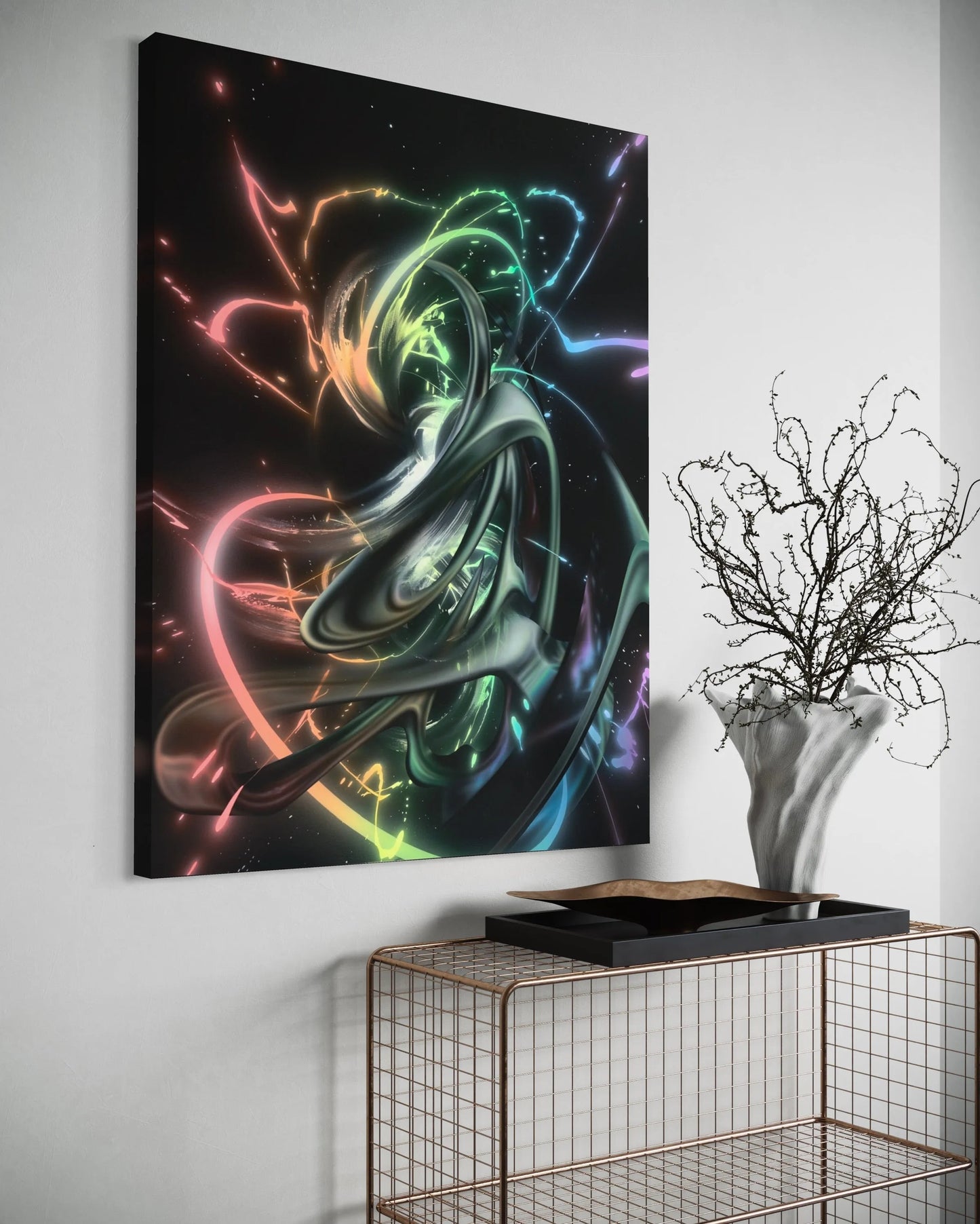 Neonic Parallax - Art Print