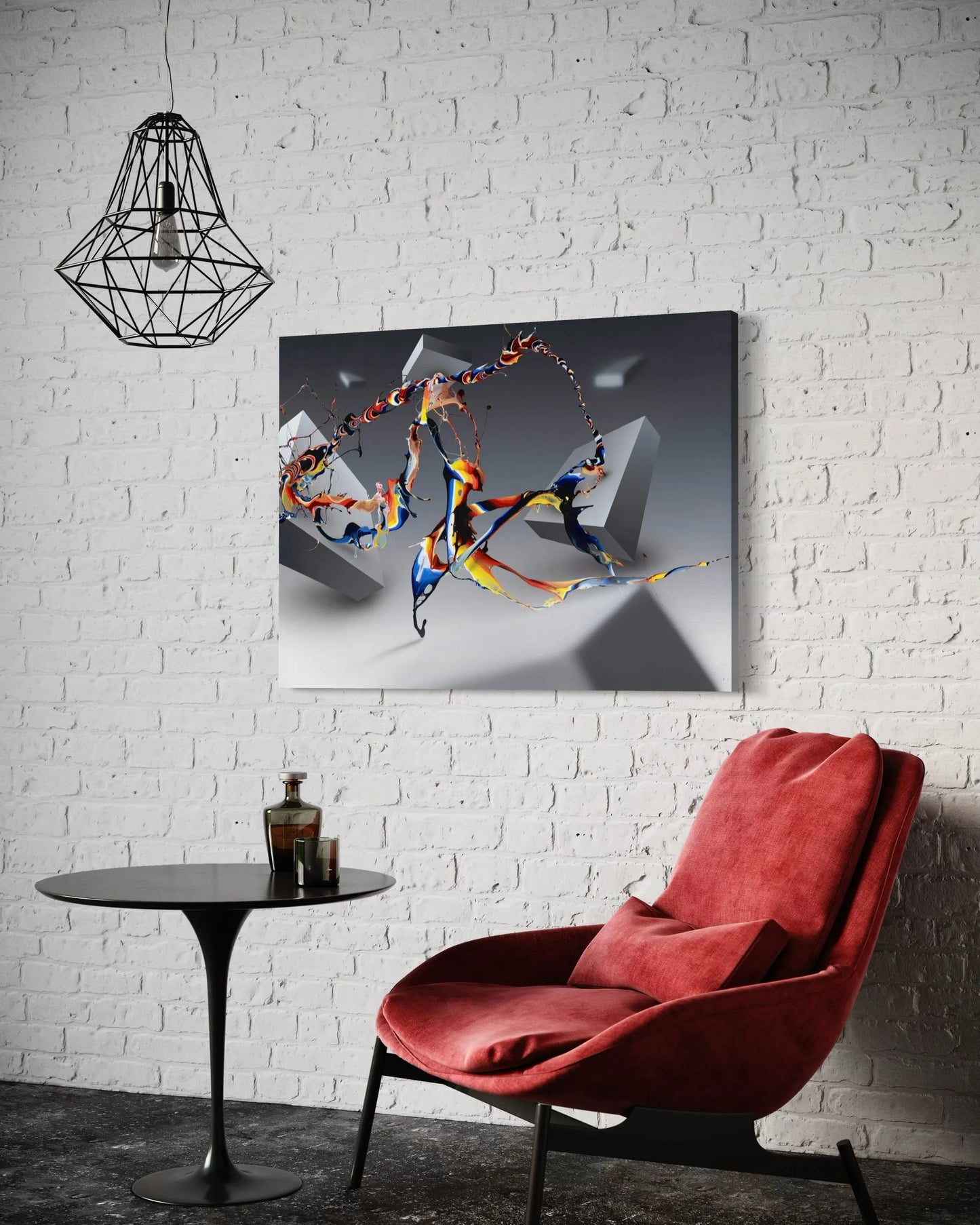 Whiplash - Art Print 30x40in. Canvas (mounted)