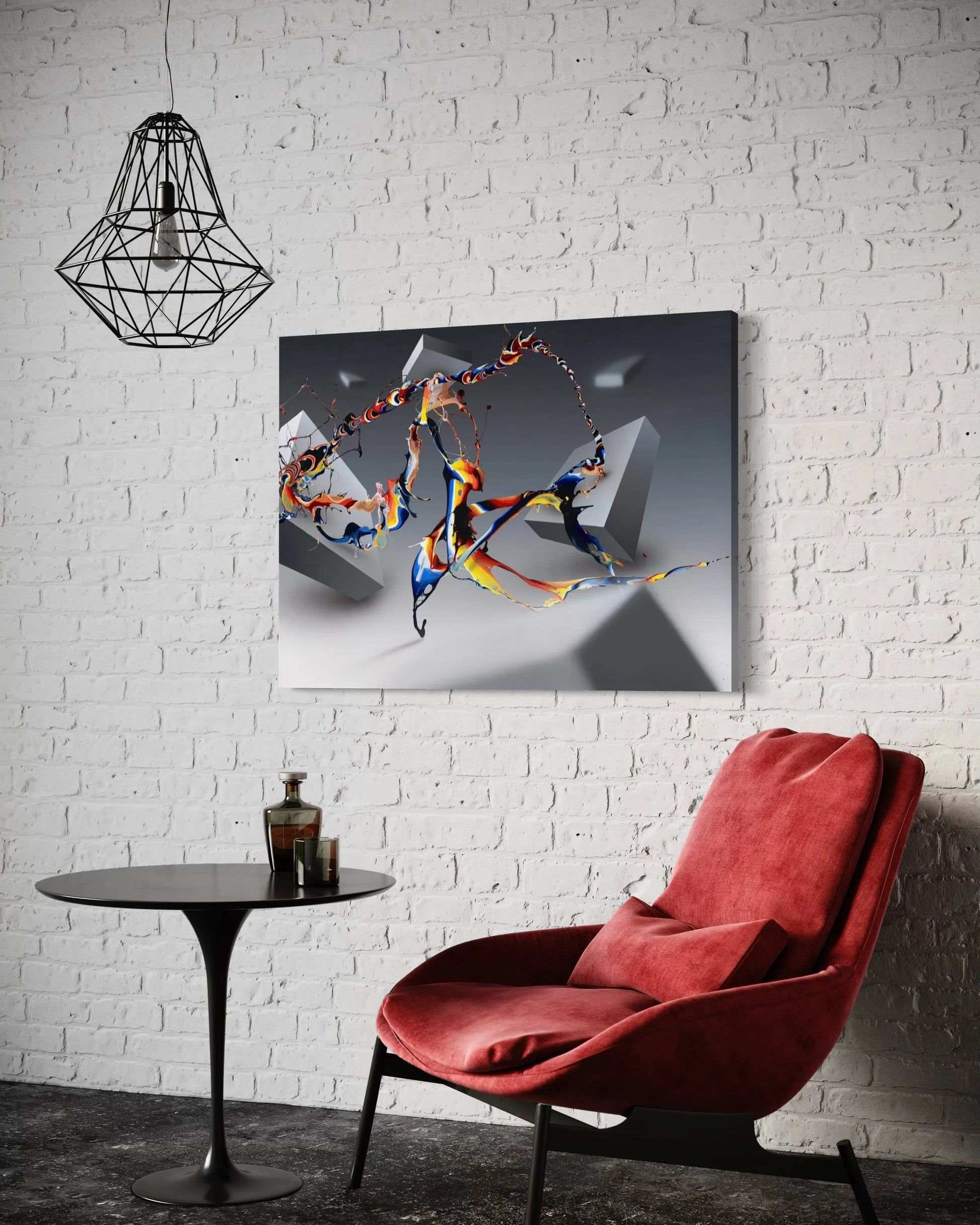Whiplash - Art Print 30x40in. Canvas (mounted)