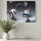 Ricochet - Art Print 18x24in. Canvas (mounted)