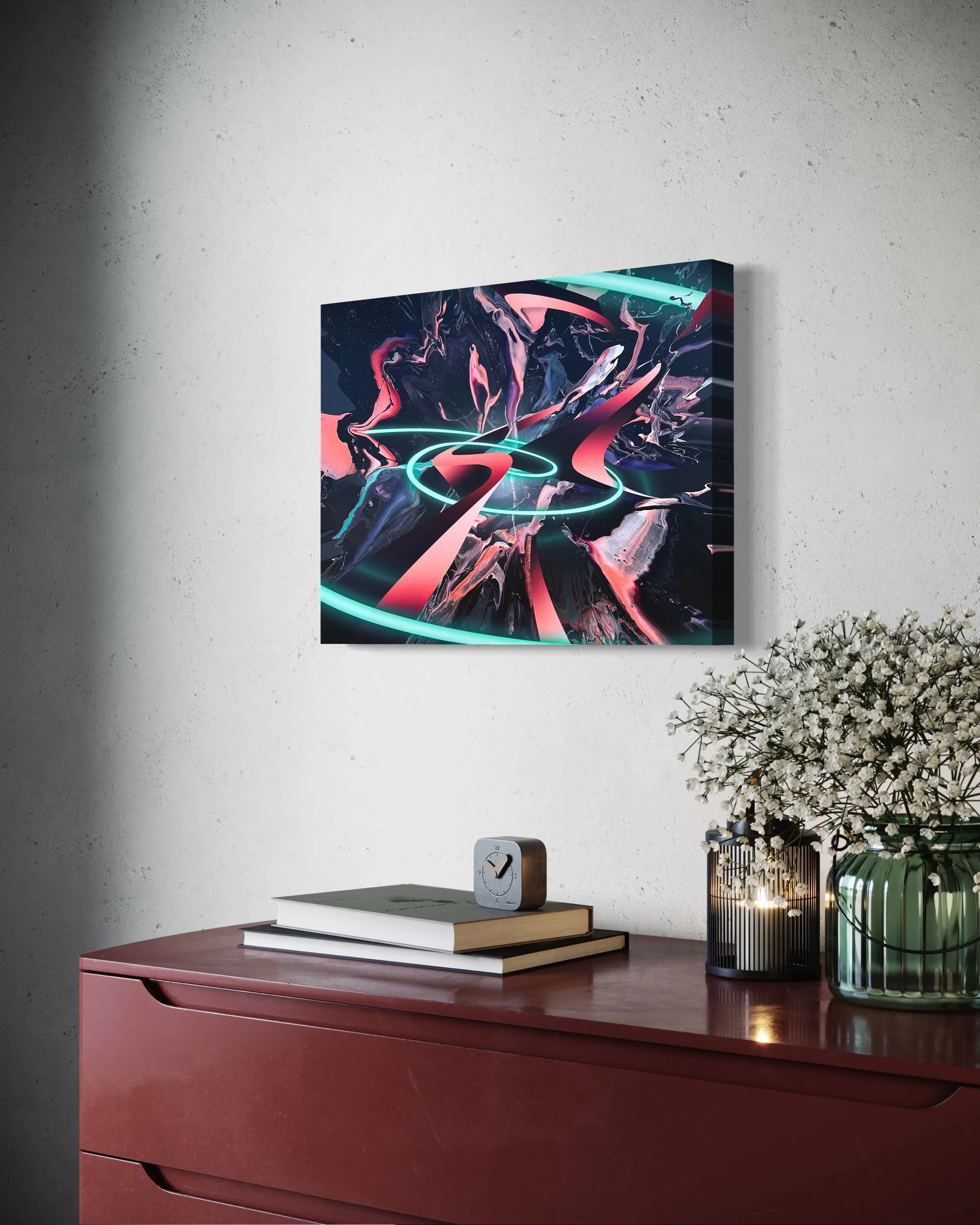Astrosingularity - Art Print 18x24in. Canvas (mounted)