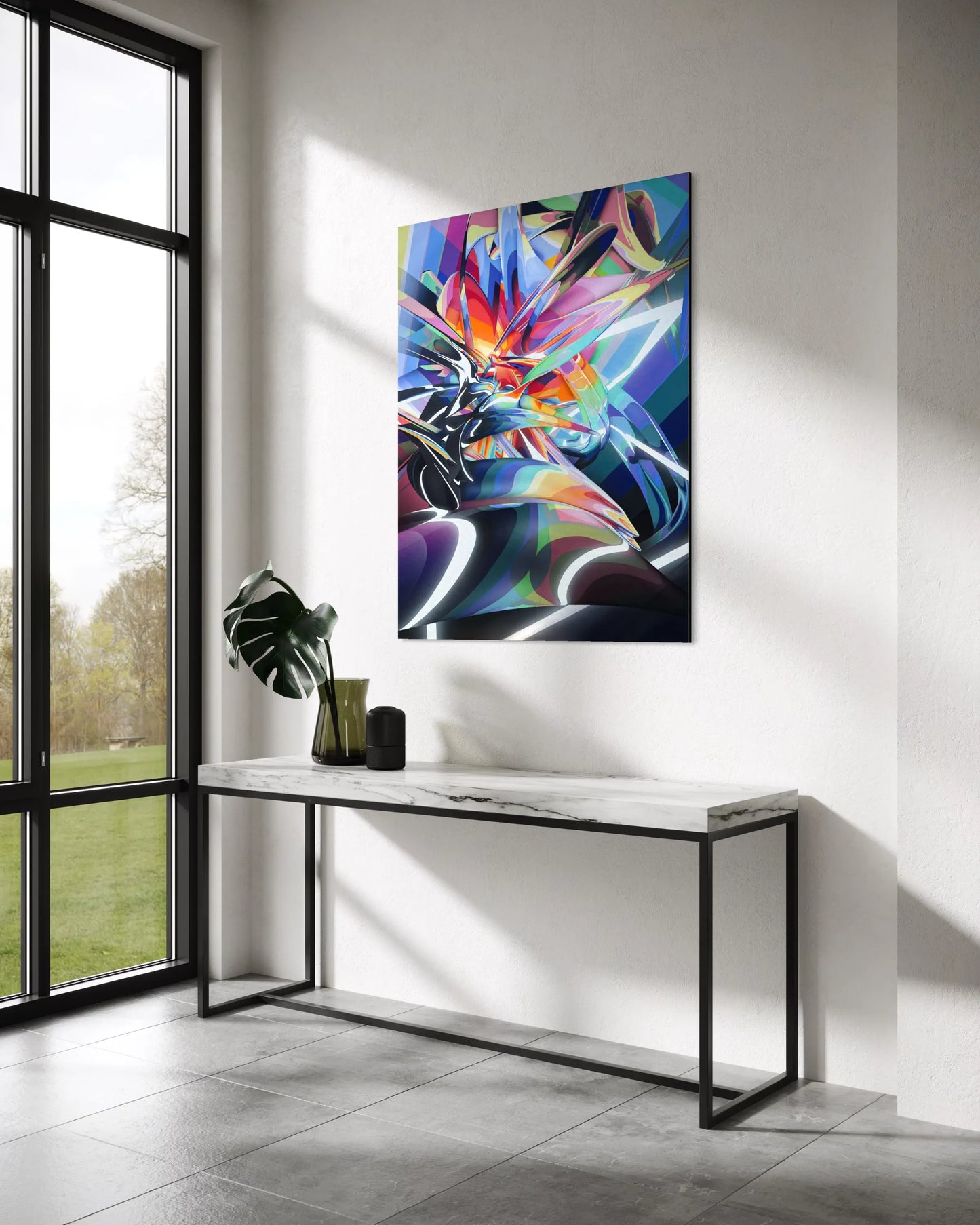 Xenofract - Art Print 36x45in. Metal Chromaluxe Panel