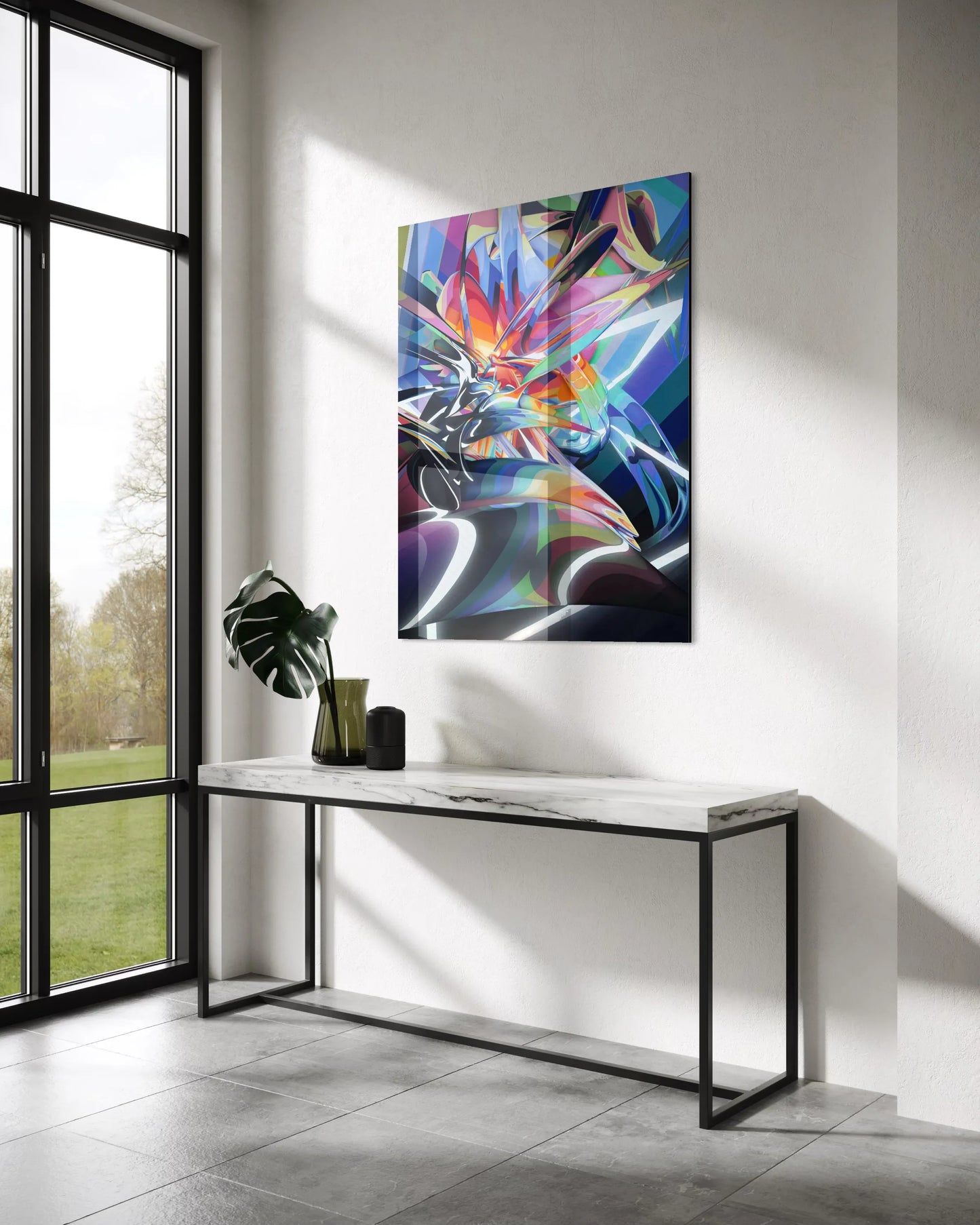 Xenofract - Art Print 36x45in. Metal Chromaluxe Panel