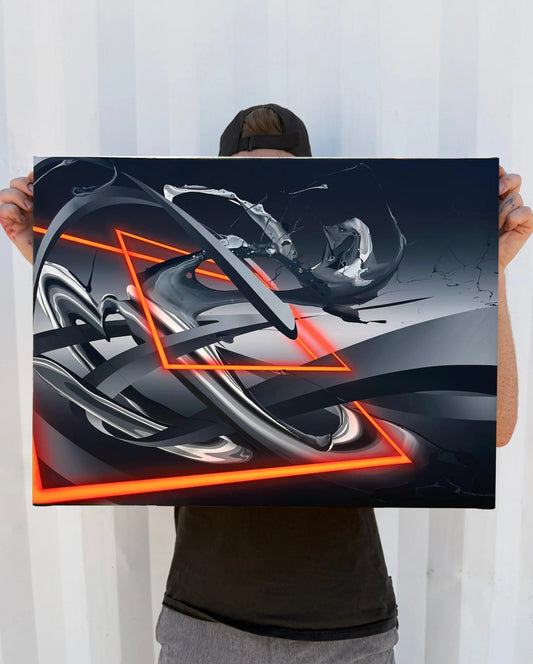 Anomaly Zero - Art Print 18x24in. Canvas (mounted)
