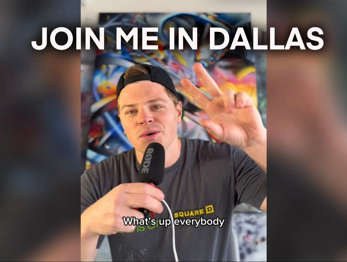 Load video: Your invitation to learn from Nick Bultman Art. Nick is offering a painting workshop in Dallas, Texas on April 16 through April 19. 2026, as he is one of the instructors for the Fluid Art Experience. More information can be seen at fluidartexperience.com and tickets can be purchased for each class.