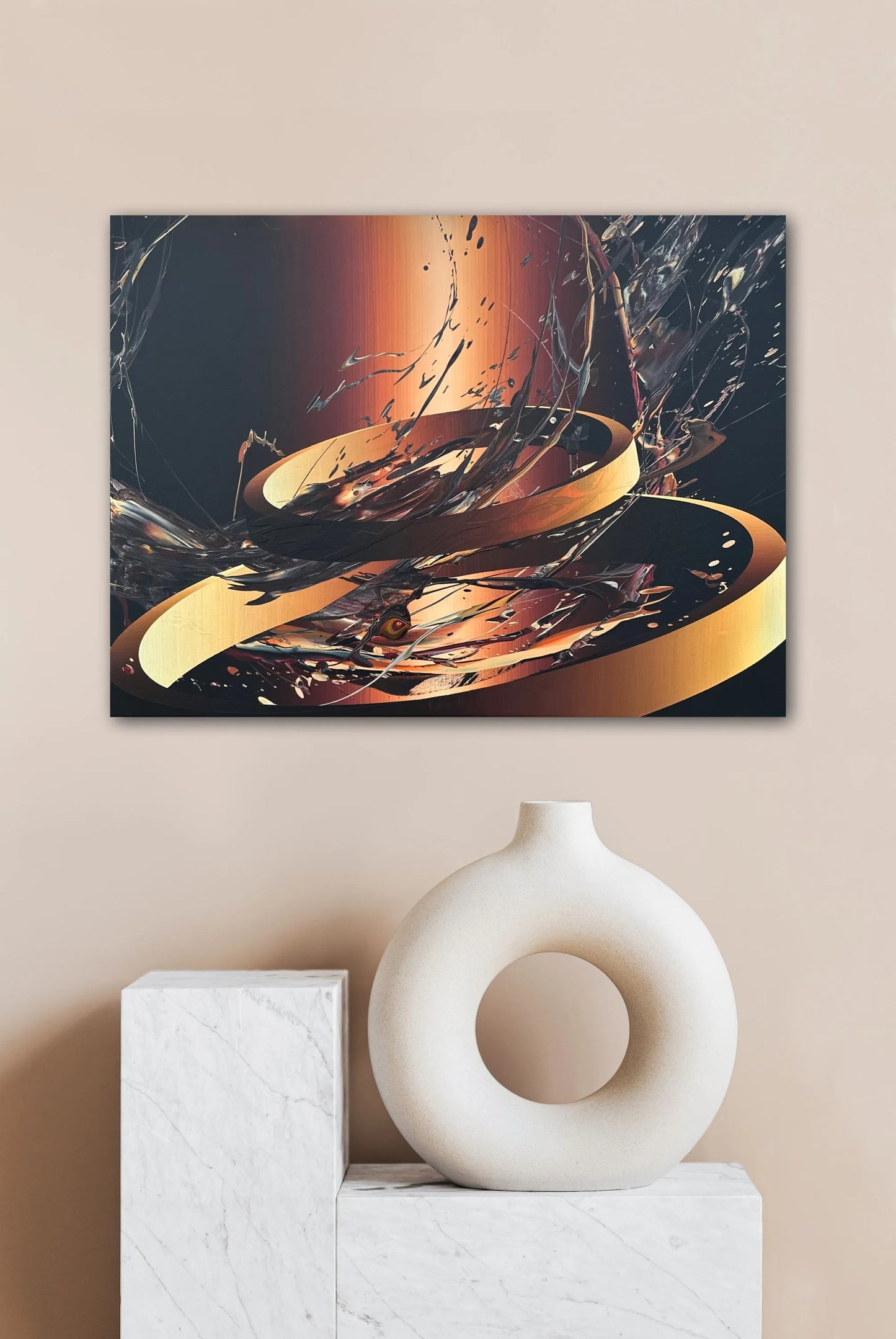 Hypergenesis - Art Print 18x24in. Canvas (mounted)